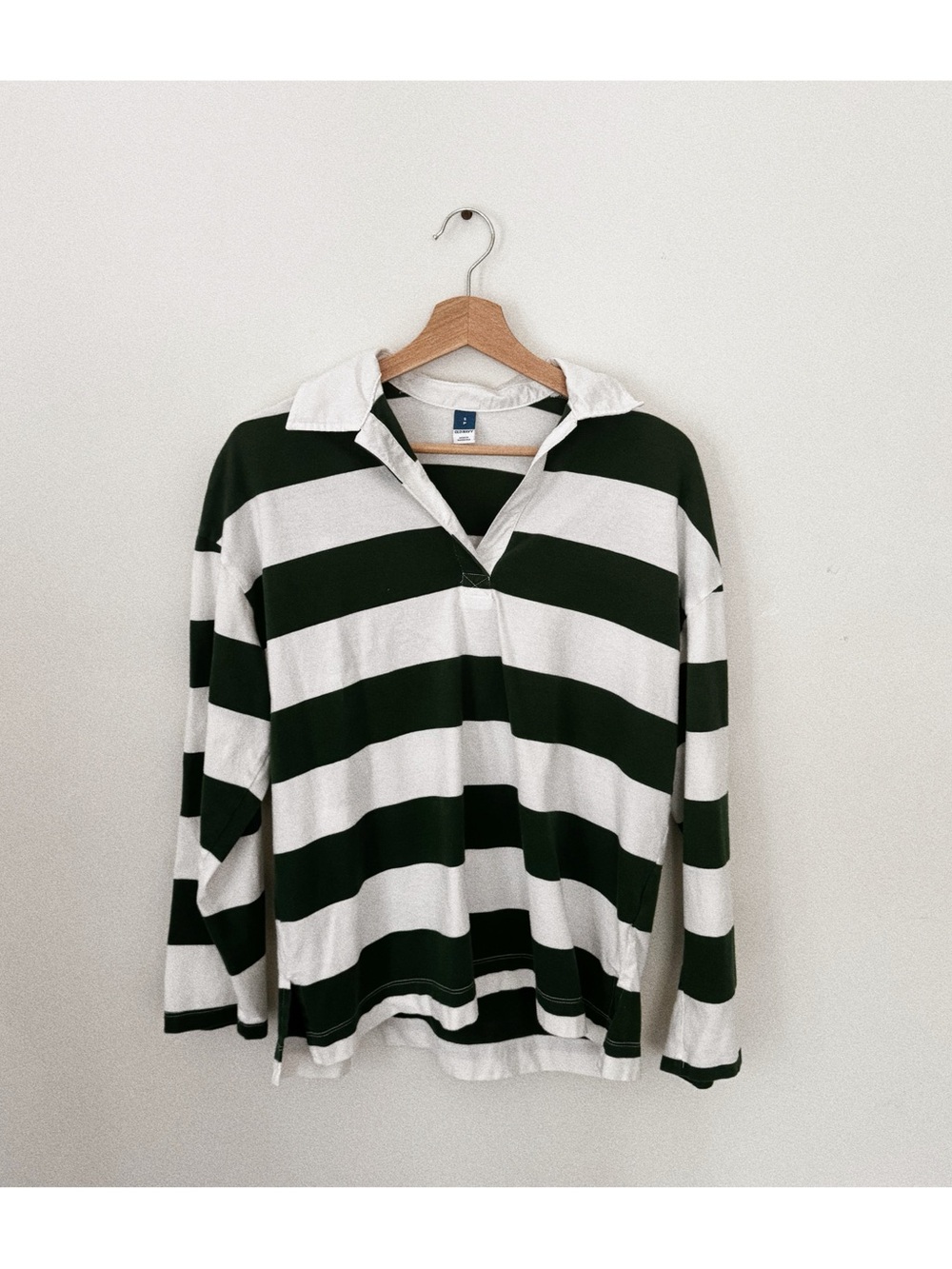 old navy oversized ruby polo